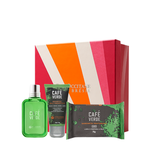 Rotina Viagem Caf&eacute; Verde: Sabonete, Shampoo e Deo Col&ocirc;nia